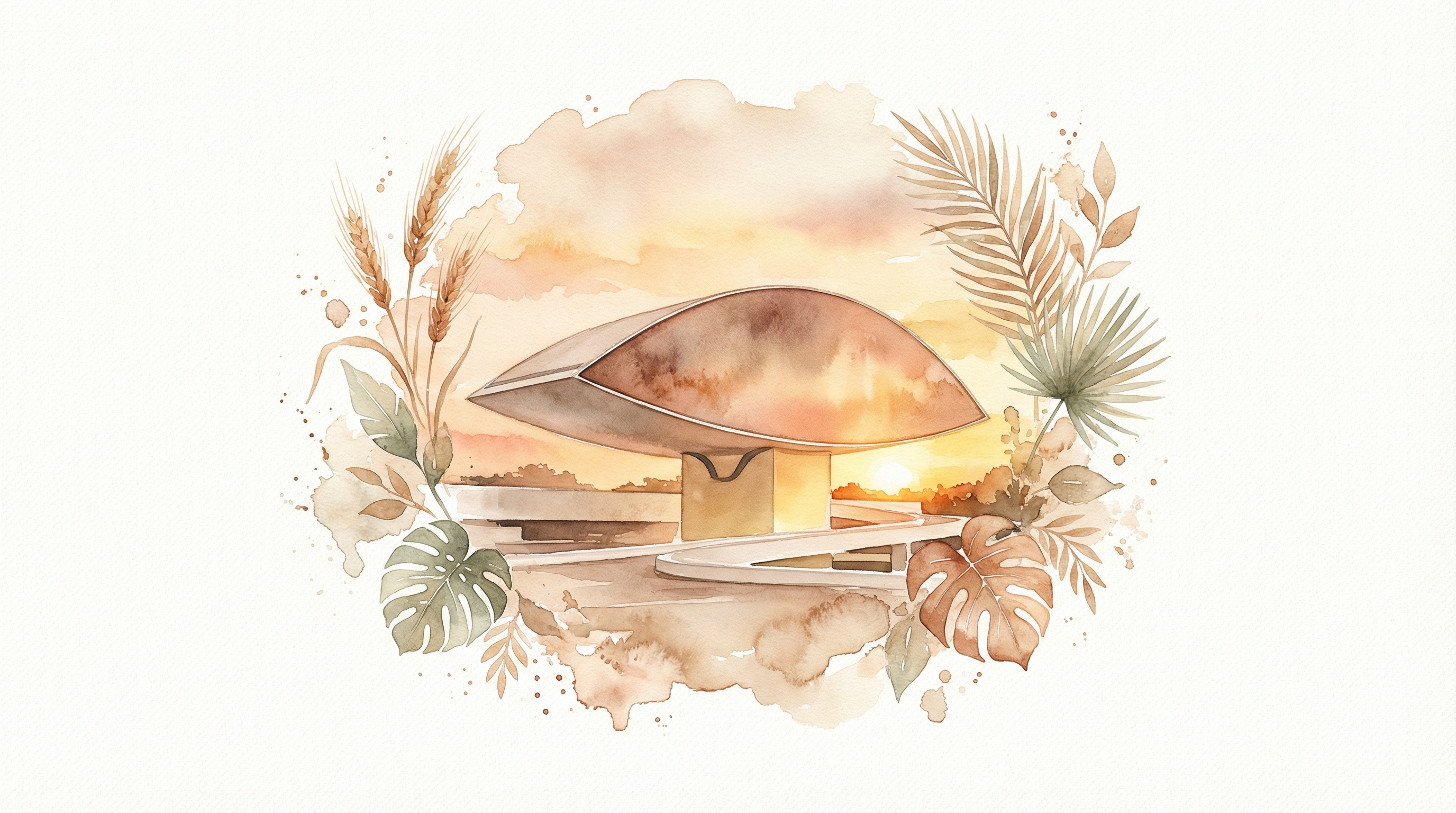 Interior do Floreria Café Bar com vista para o Museu Oscar Niemeyer